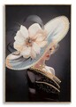 Tablou decorativ Hat-A, Mauro Ferretti, 62x92 cm, metal/lemn de brad/canvas, multicolor