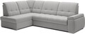 Coltar extensibil stanga 3 locuri ELTAP, LT-04SO, Sado, 272x192x95 cm, lemn/poliester, gri deschis