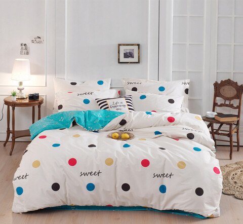 Lenjerie de pat dubla, Snoker – Cream, EnLora Home, Bumbac Ranforce EnLora Home