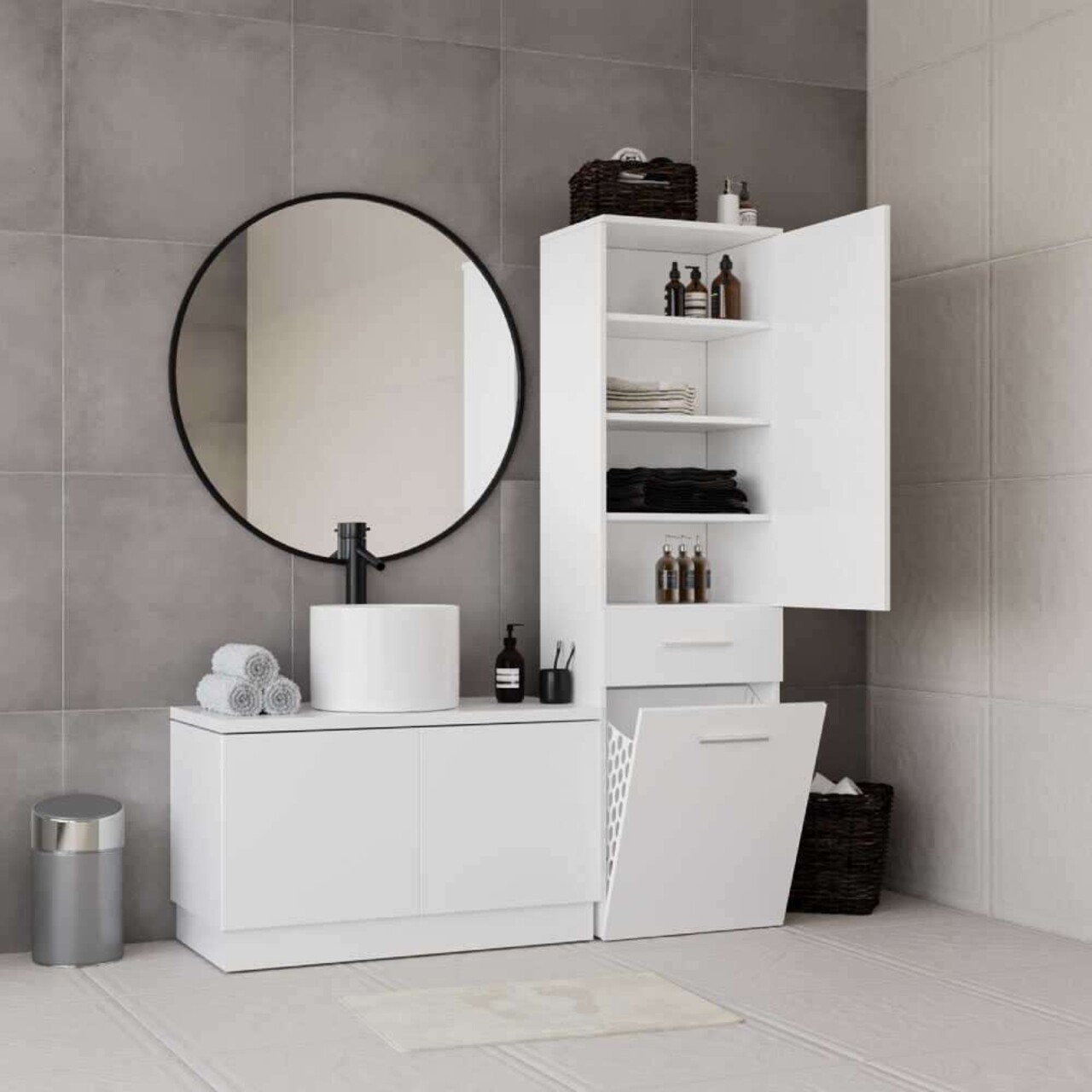 Dulap multifunctional, Adore, Adr-621-Pp-1, Alb - 1 | YEO
