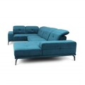 Coltar dreapta 6 locuri ELTAP, RT-04VER, Neviro, 350x201x77 cm, lemn/poliester, gri deschis