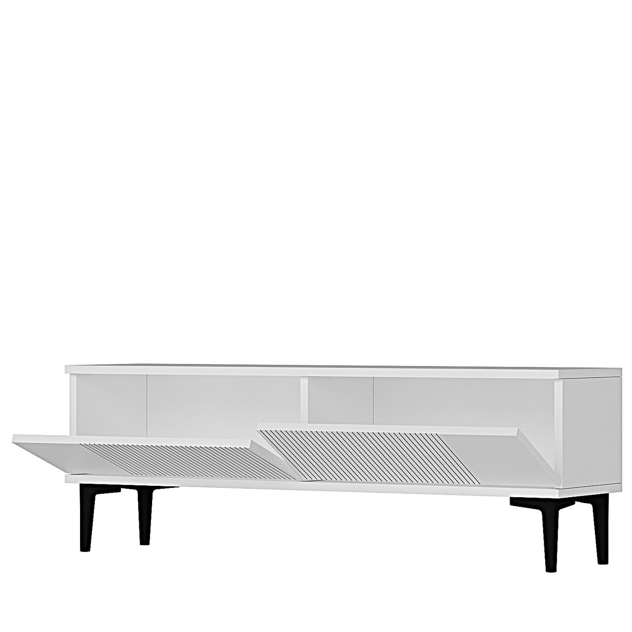Comoda TV, Hanah Home, Corsa 120, 120x40.5x32 cm, Alb - imagine 6