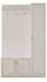 Cuier de perete, Rabi, Rb-092, 120x200x35 cm, Alb mat