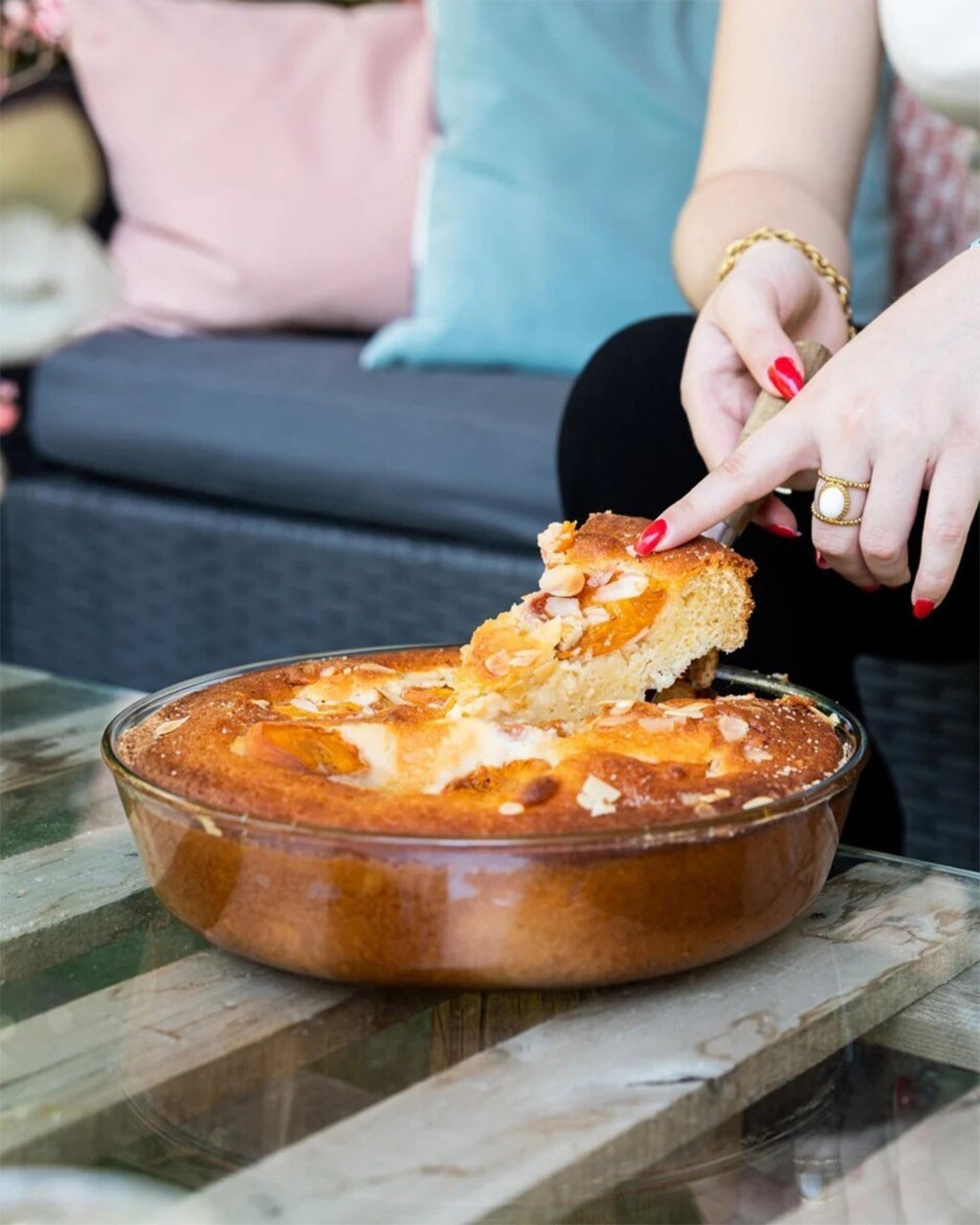 Tava de copt, sticla termorezistenta, 26cm/2,1L - Pyrex - imagine 3