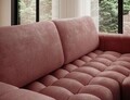 Coltar extensibil dreapta 4 locuri ELTAP, Bon-36, Bonett, 250x175x92 cm, lemn/poliester, roz inchis
