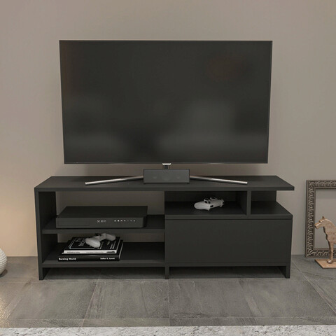 Comoda tv, retricy, pulaski, 120x29.9x45.6 cm, pal, antracit