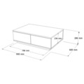 Masuta de cafea, Locelso, FR14-AA, Pin Atlantic / Antracit