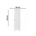 Dulap multifunctional, Tuvalle, Tuval 063, 50x176x49 cm, Alb