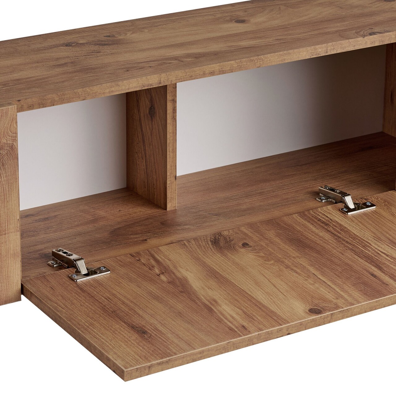 Comoda TV, Hanah Home, Nexus, 180x30x45 cm, Pin Atlantic / Negru - imagine 5