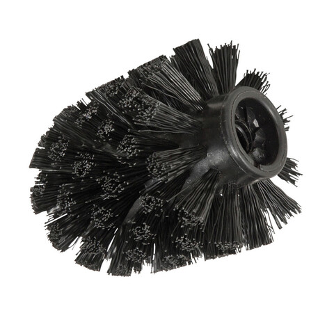 Cap rezerva pentru perie toaleta, wenko, spare, 8 x 8 x 9.3 cm, plastic, negru