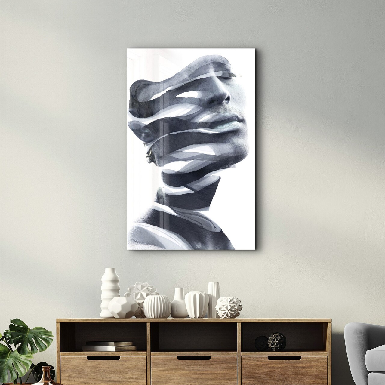 Tablou decorativ, CAM-4078, Dimensiuni: 70 x 110 cm, Multicolor - view 3