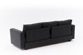 Canapea extensibila 3 locuri, Balcab Home, 825BLC5247, Lemn / MDF / PAL, Antracit