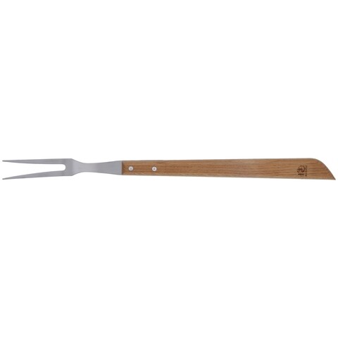 Furculita pentru gratar Jean Dubost, 43 cm, inox/lemn