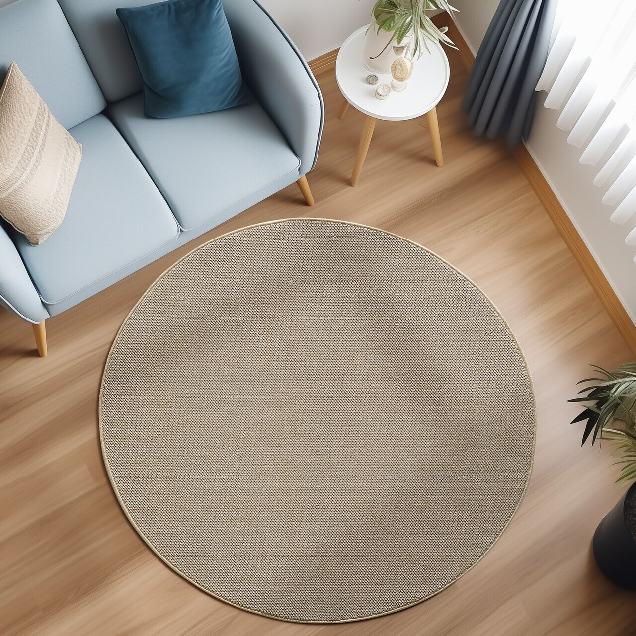 Covor, Loom 4300 Y, 140x200 cm, Polipropilena, Bej — imaginea 2