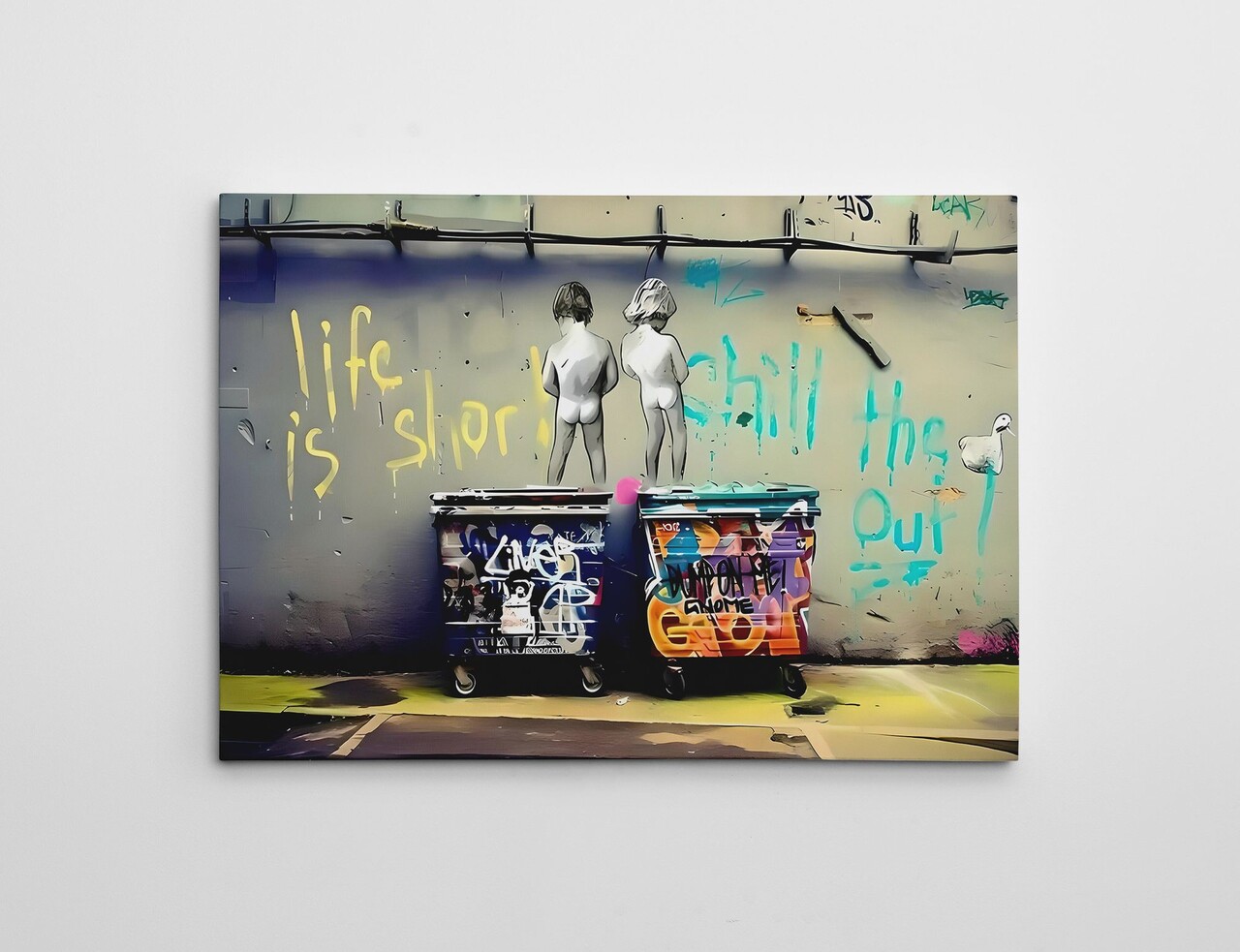 Tablou decorativ, WY360 (70 x 100), Canvas imprimat, Multicolor - view 2