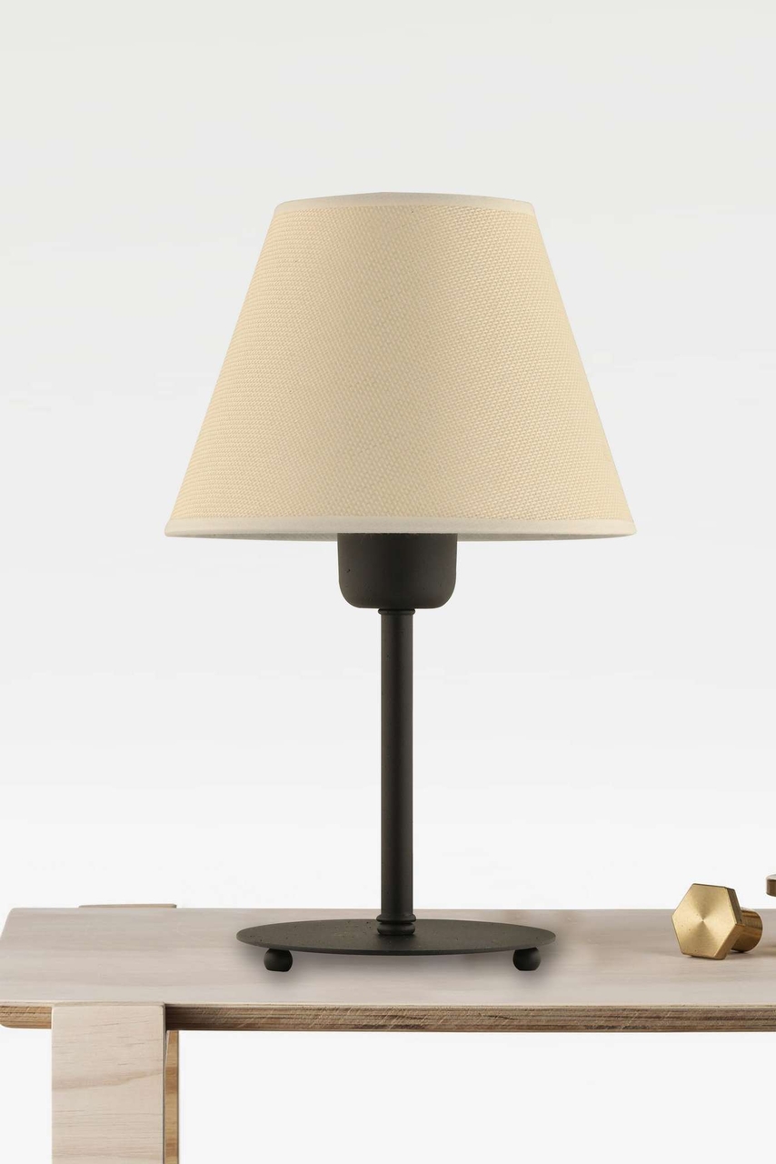 Lampa de masa, Opviq, 433NUV1526, Crem/Negru