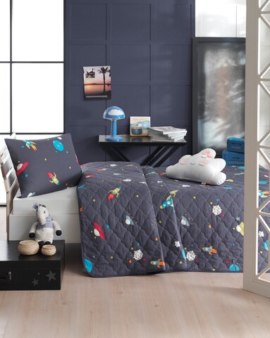 Pilota matlasata, Mijolnir, Uzay 183MJF42448, 155 x 200 cm, bumbac ranforce, multicolor 155 imagine 2022