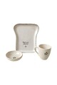 Set de mic dejun (3 bucăți), L'essentiel Maison, 275KRM2273, Bol pentru sos: 10 cm (1 bucată), Crem