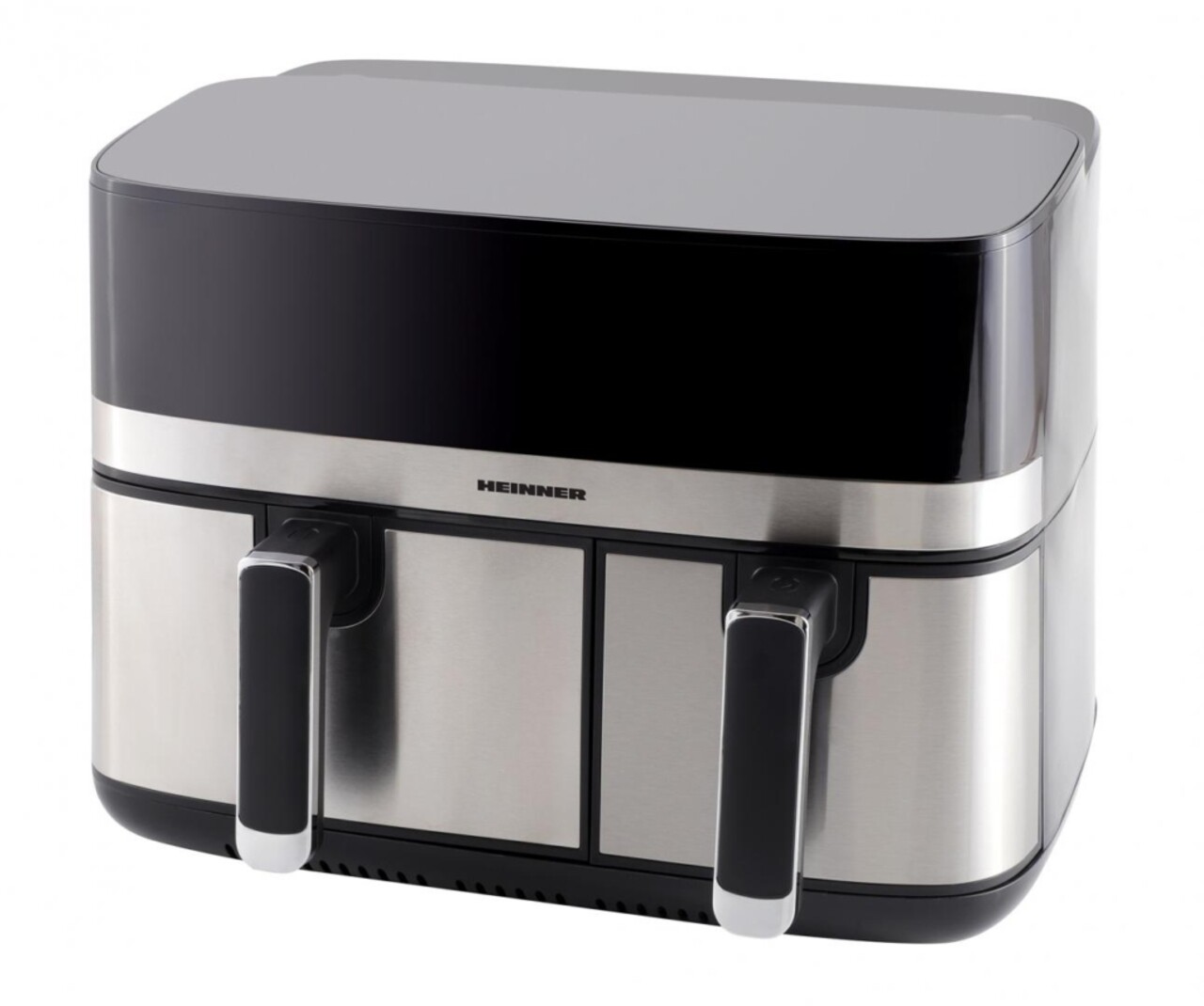 Friteuza dubla Produal Fushion, Heinner, 1700W, 9L, negru/argintiu - 2 | YEO