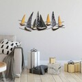 Decoratiune de perete, Uskuna 2, Metal, Dimensiune: 120 x 51 cm, Multicolor
