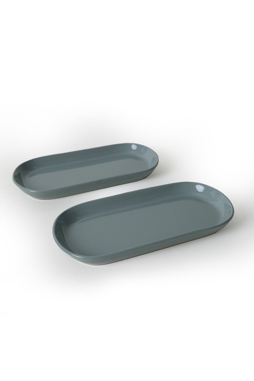 Set platou (2 bucăți), L'essentiel Maison, 275KRM2313, Antibacterian, Verde - view 2