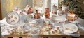 Platou servire, Gingerbread, Brandani, 33 cm, ceramica