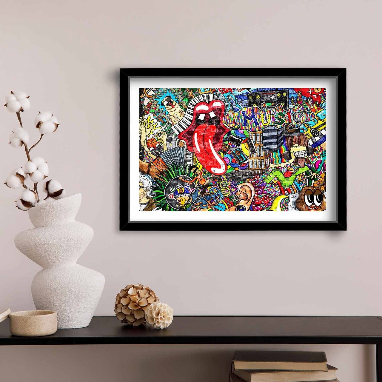 Tablou decorativ, 3550POP-009, Grosimea cadrului: 20 mm, Multicolor — imaginea 2