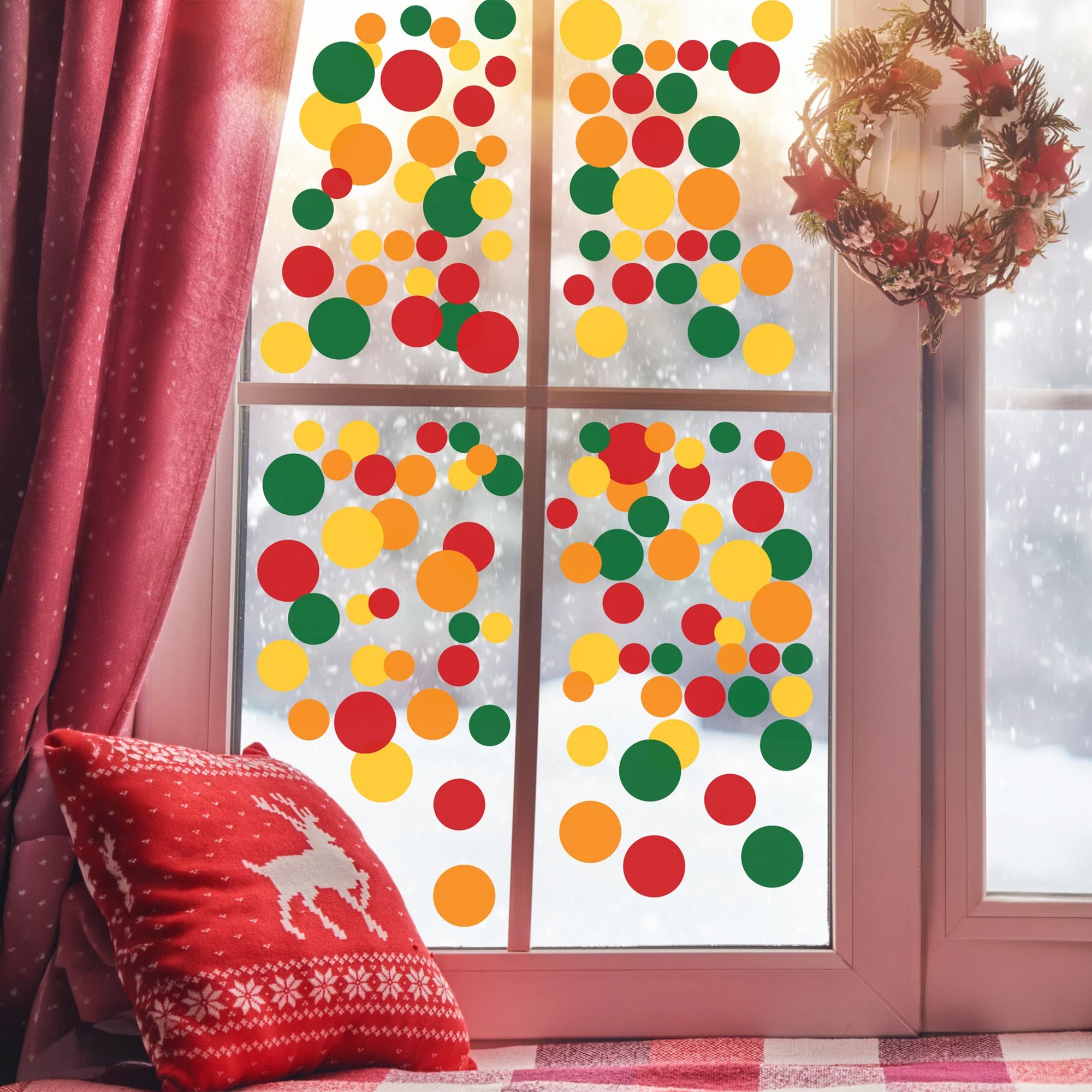Sticker decorativ, 309037, 30 x 50 cm, Multicolor