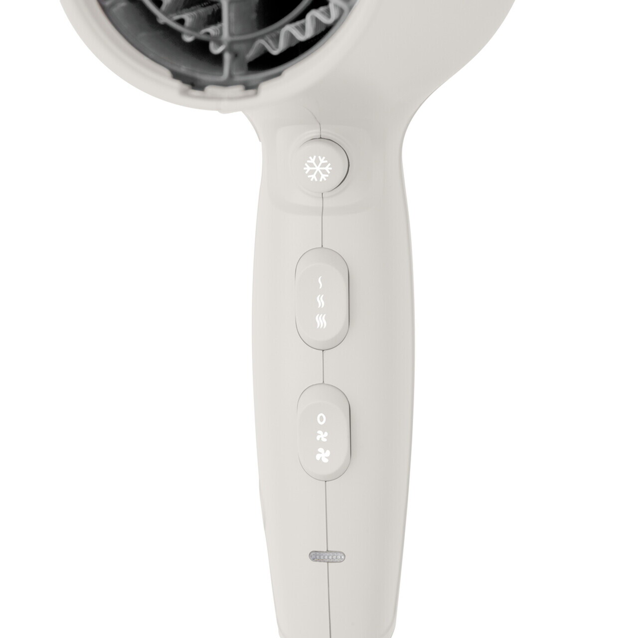 Uscator de par profesional Fashion TV, Matte Cream-Gold, 1950-2300W, 2 viteze, 3 trepte de temperatura, crem - imagine 3
