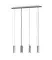 Lustra Marley, TRIO, 75x9x150 cm, 35W, 4x GU10, metal, argintiu mat/negru
