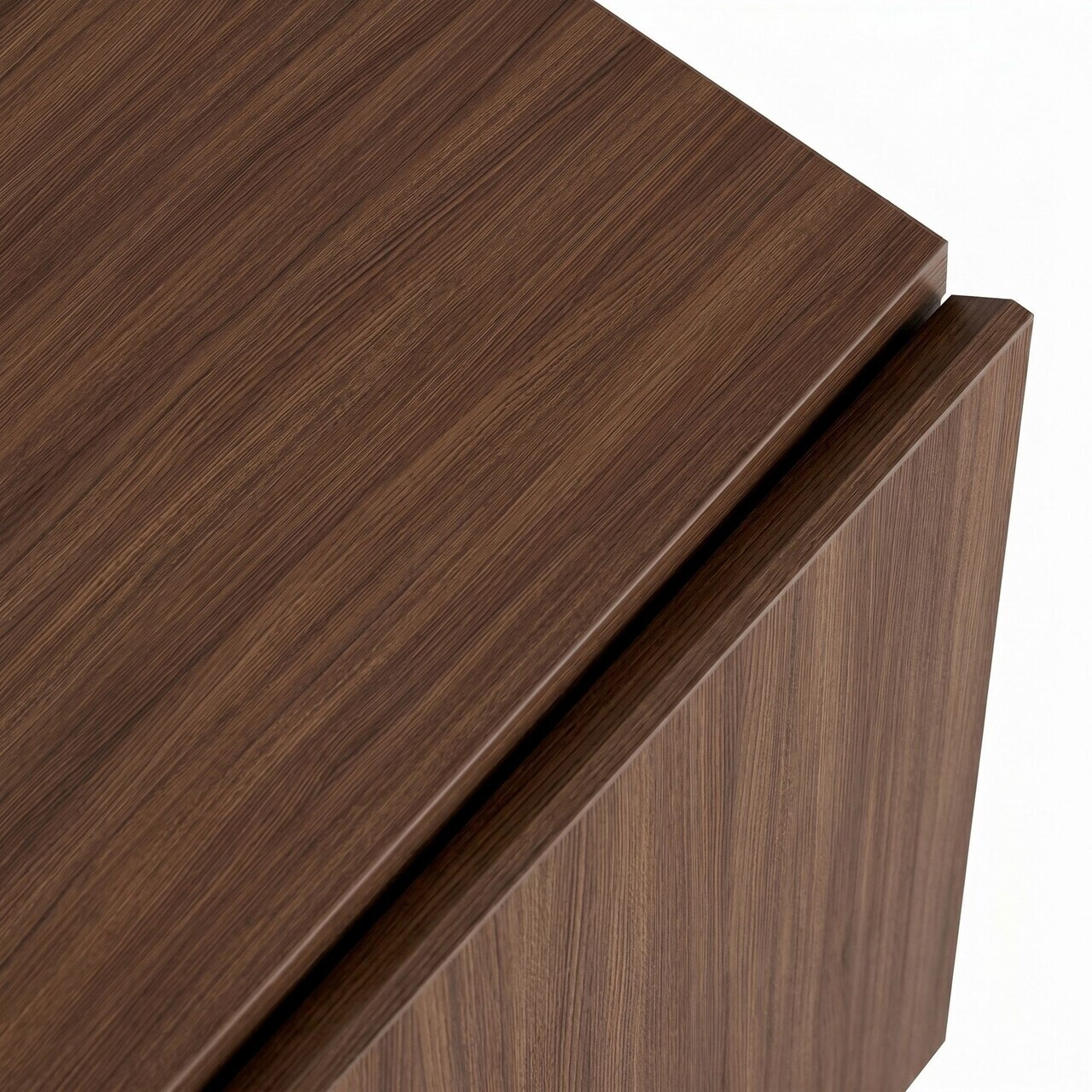 Comoda TV, Nordure, Rivoli, 160x50x35 cm, PAL, Nuc Milano / Negru — imaginea 9