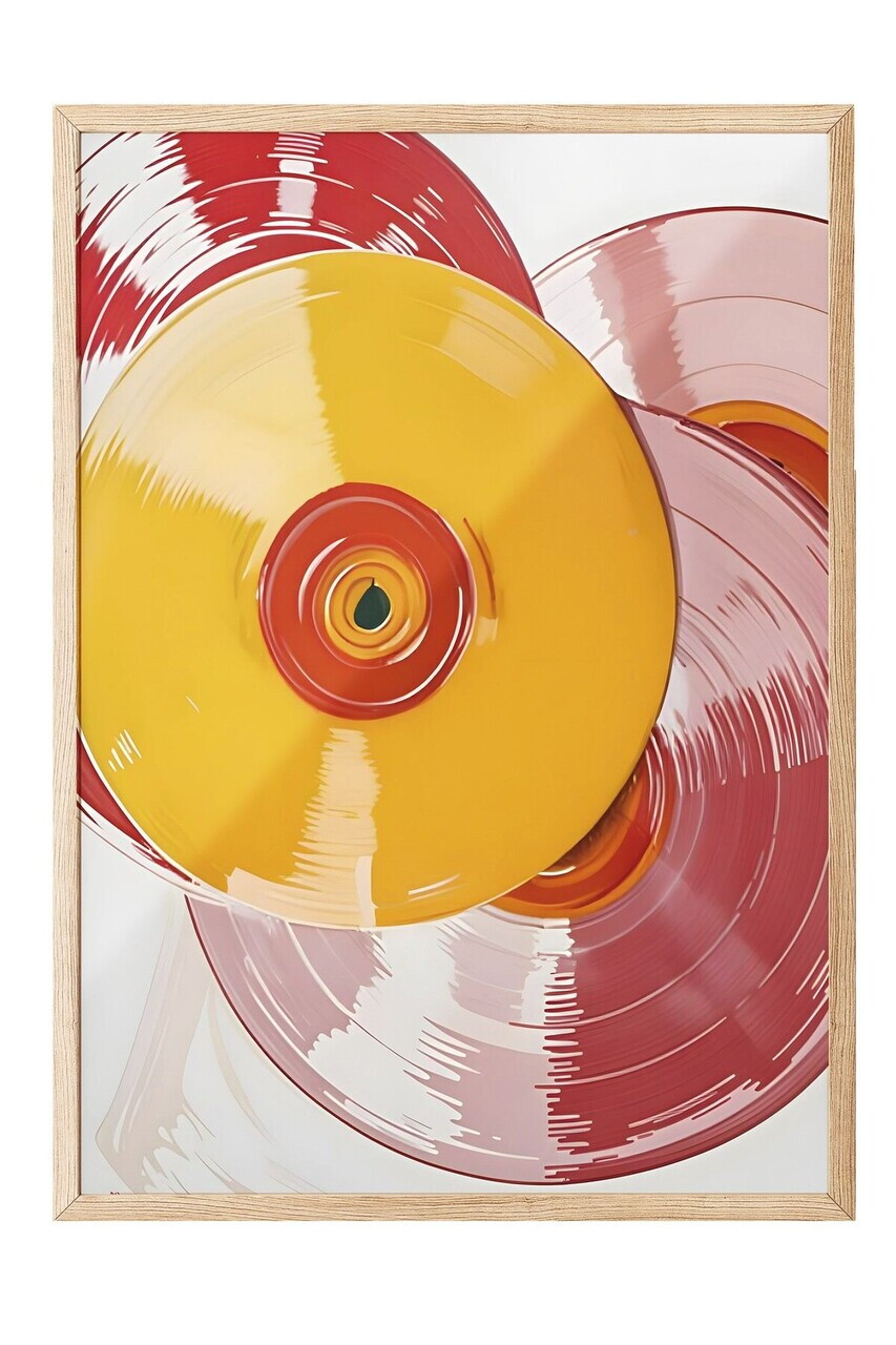 Tablou decorativ, 108941, Lemn masiv, Sticla PVC, Multicolor - view 2