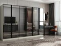 Dulap pentru haine, Hanah Home, Nisa, 270x210x52 cm, Gresie