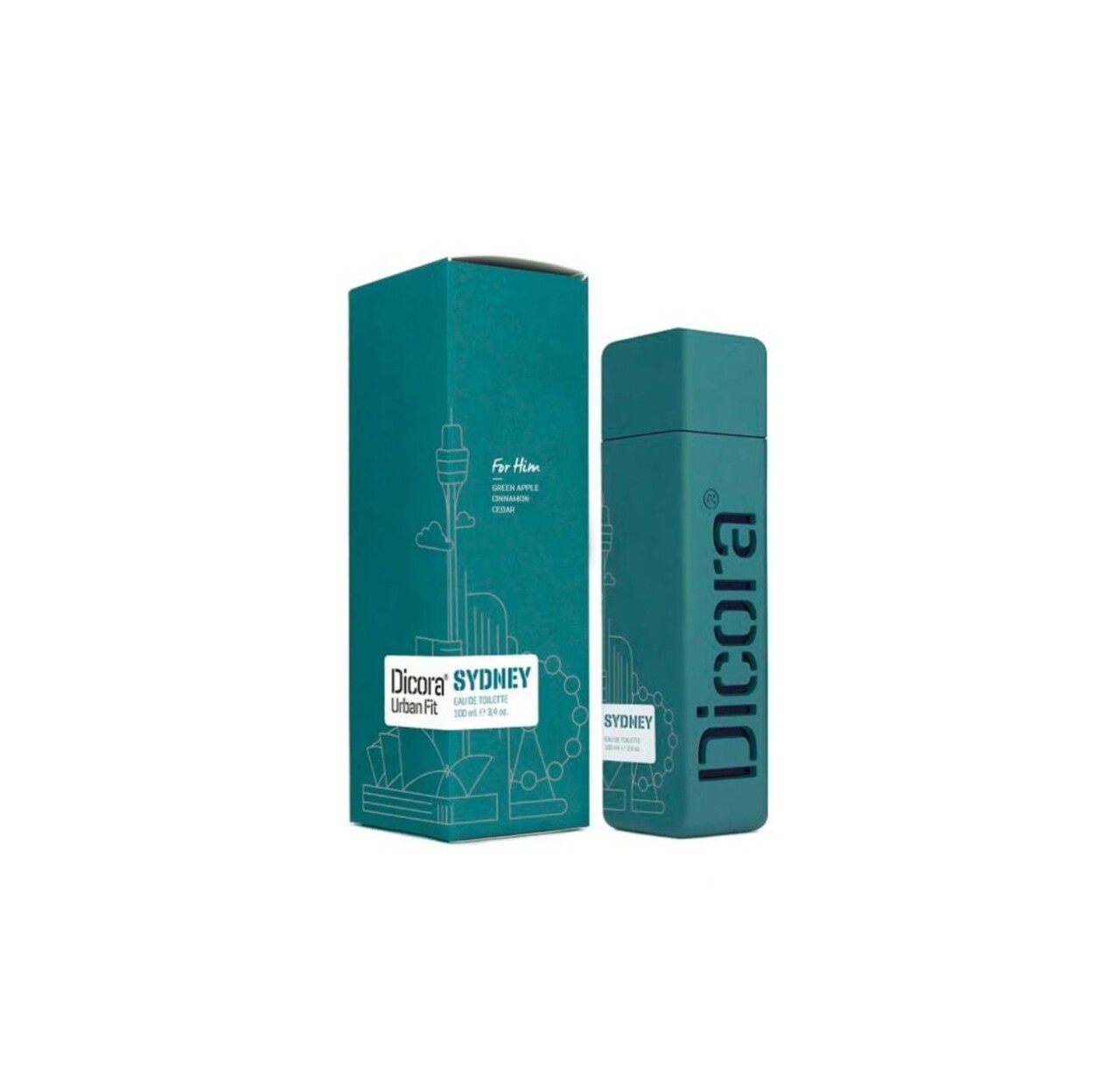 Apa de toaleta pentru barbati, Sydney, 100 ml, Dicora Urban Fit