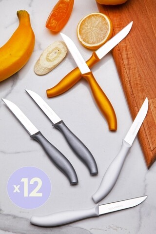 Set 12 cutite Venus, Kosova, 16 cm, inox, mix