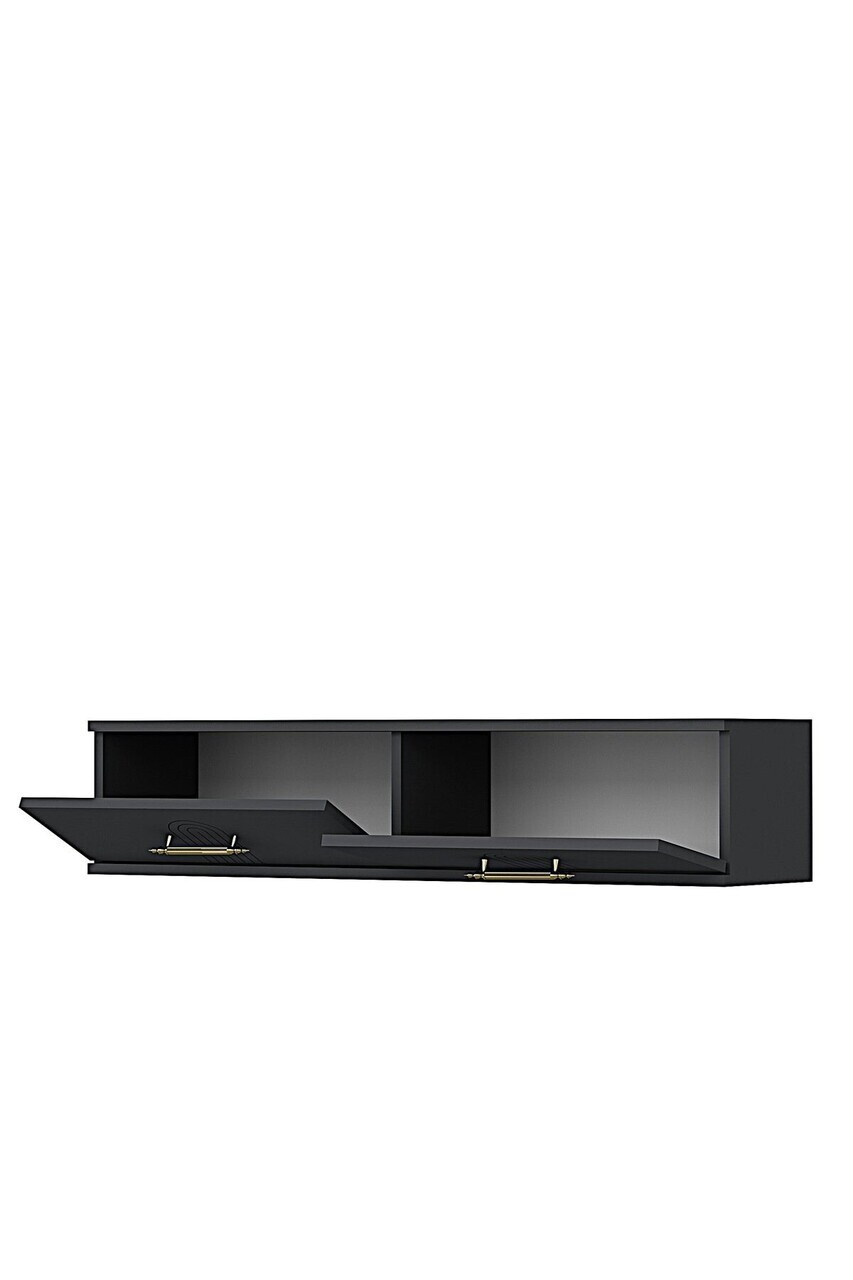 Dulap, Hanah Home, Ida 120, 120x25.5x29.6 cm, Antracit — imaginea 6