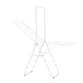 Uscator de rufe cu suport umerase, Brabantia, Hangon Fresh, 25 m capacitate de uscare, otel, alb