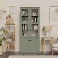 Dulap multifunctional, Hanah Home, Lisa 1600-135, 80x190x37 cm, PAL, Verde