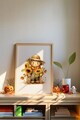 Tablou decorativ, Arthllwnmodel82-5070, MDF, Multicolor