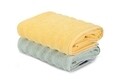 Set 2 prosoape de maini 406, Beverly Hills Polo Club, 50x90 cm, bumbac, galben/verde