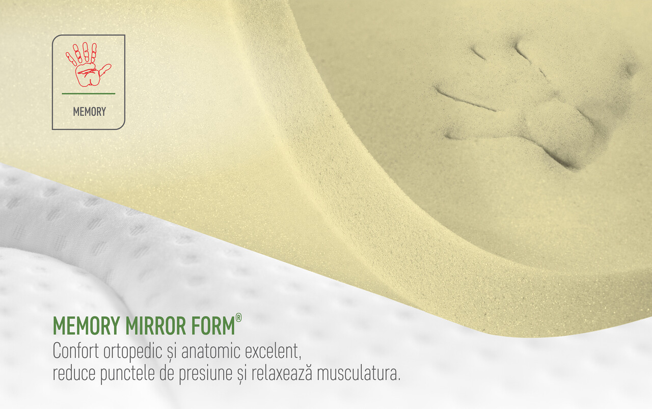 Saltea Green Future Hotel Line Memory Pocket 7 Zone 140x200x35 cm - imagine 7