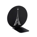 Suport lumanare, Paris, Metal, Grosime: 1 mm, Negru