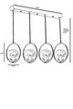 Lustra, Stala, 846STL2837, Metal, Cupru