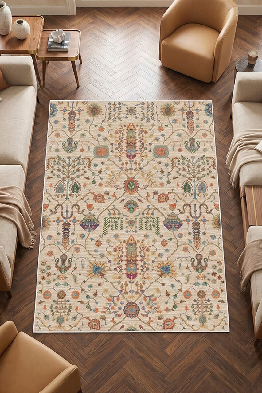 Covor, DC-7501-08, 80x150 cm, Poliester, Multicolor — imaginea 2
