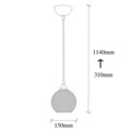 Candelabru, Opviq, Smoked - 030, E27, 60 W, metal/sticla