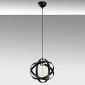 Lustra, Opviq, 892OPV1539, Metal, Negru/Nichel