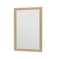 Oglinda decorativa, Siam, Sesso, 50x75x2 cm, MDF , Natural
