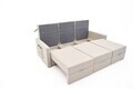 Canapea extensibila 3 locuri, Atelier del Sofa, 613LFS1130, Crem