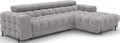 Coltar extensibil dreapta 3 locuri ELTAP, RT-04AU, Felro, 285x181x93 cm, lemn/poliester, gri