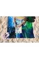 Prosop de plaja, Astacura, Blue Turtle 70, 70x130 cm, 70% poliester/30% poliamida, Multicolor